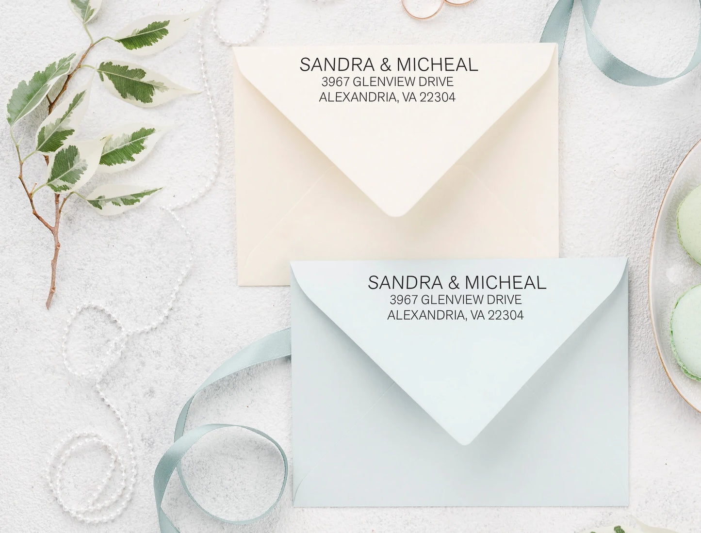 Minimalist Address Stamp | 2 x 1" A82