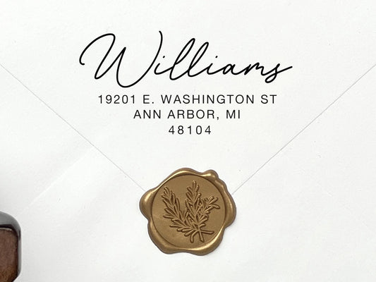 Custom Return Address Stamp, Personalized Address Stamp
