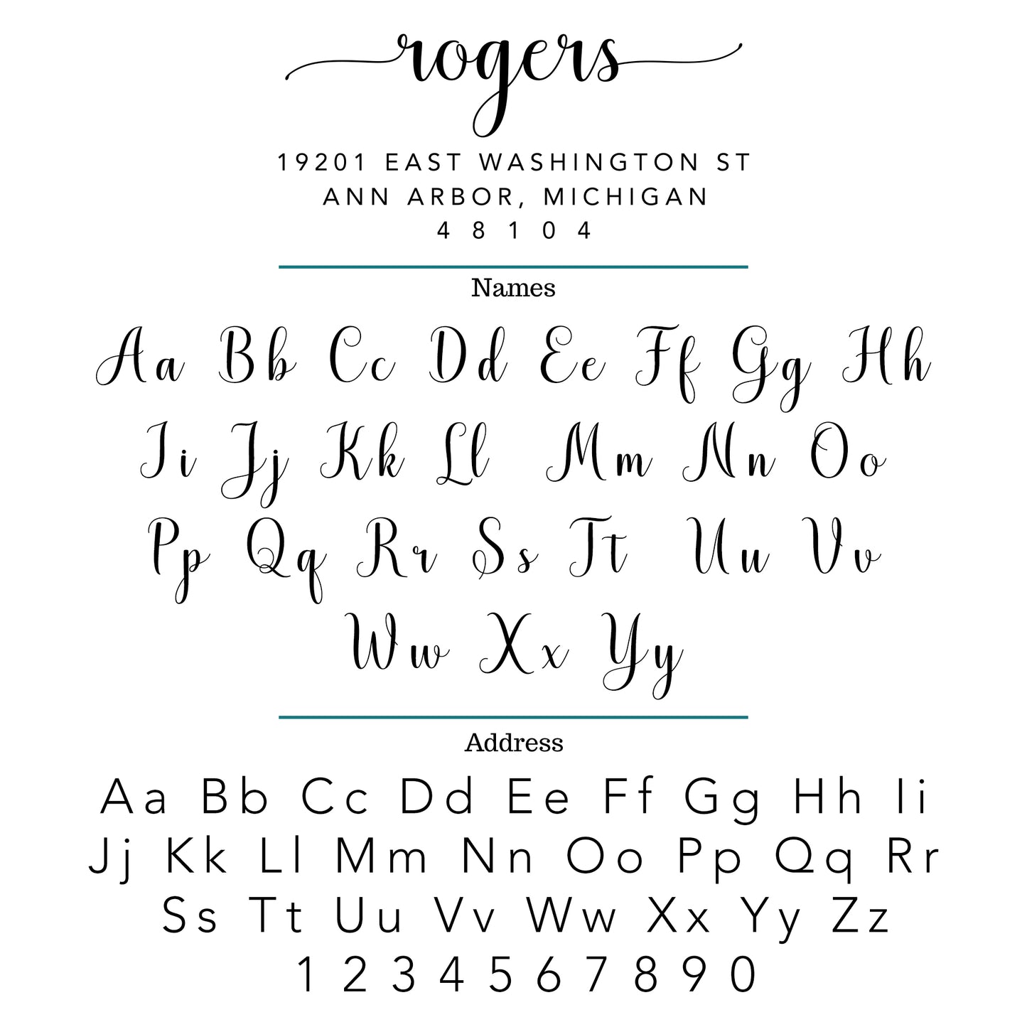 Script Return Address Stamp - A68