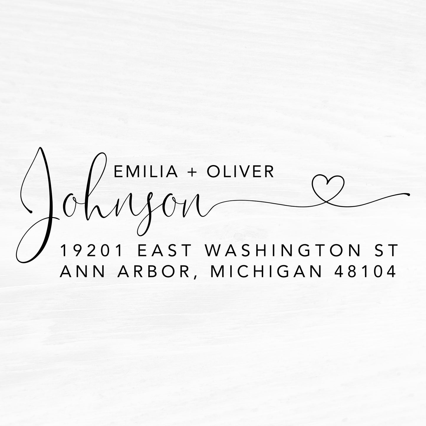 Love Return Address Stamp - A70