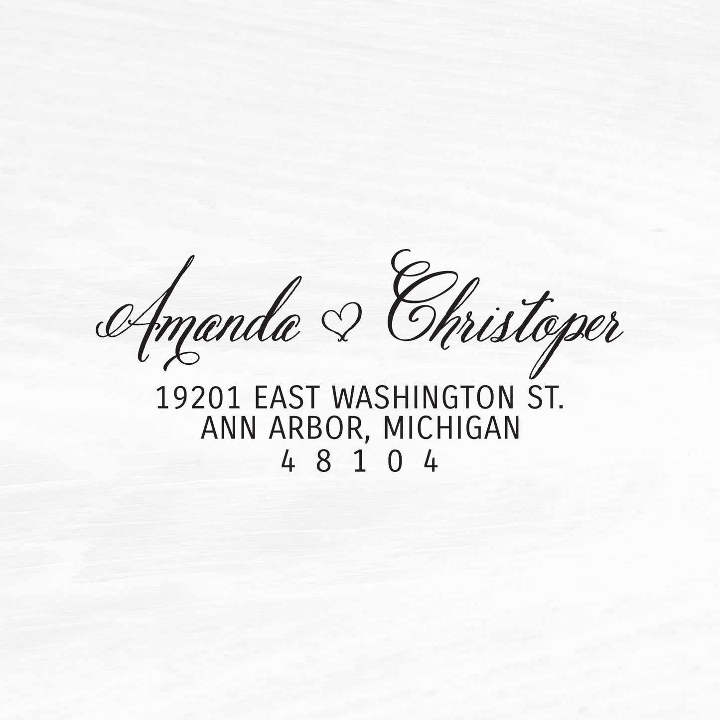 Calligraphy Wedding Invitation Suite