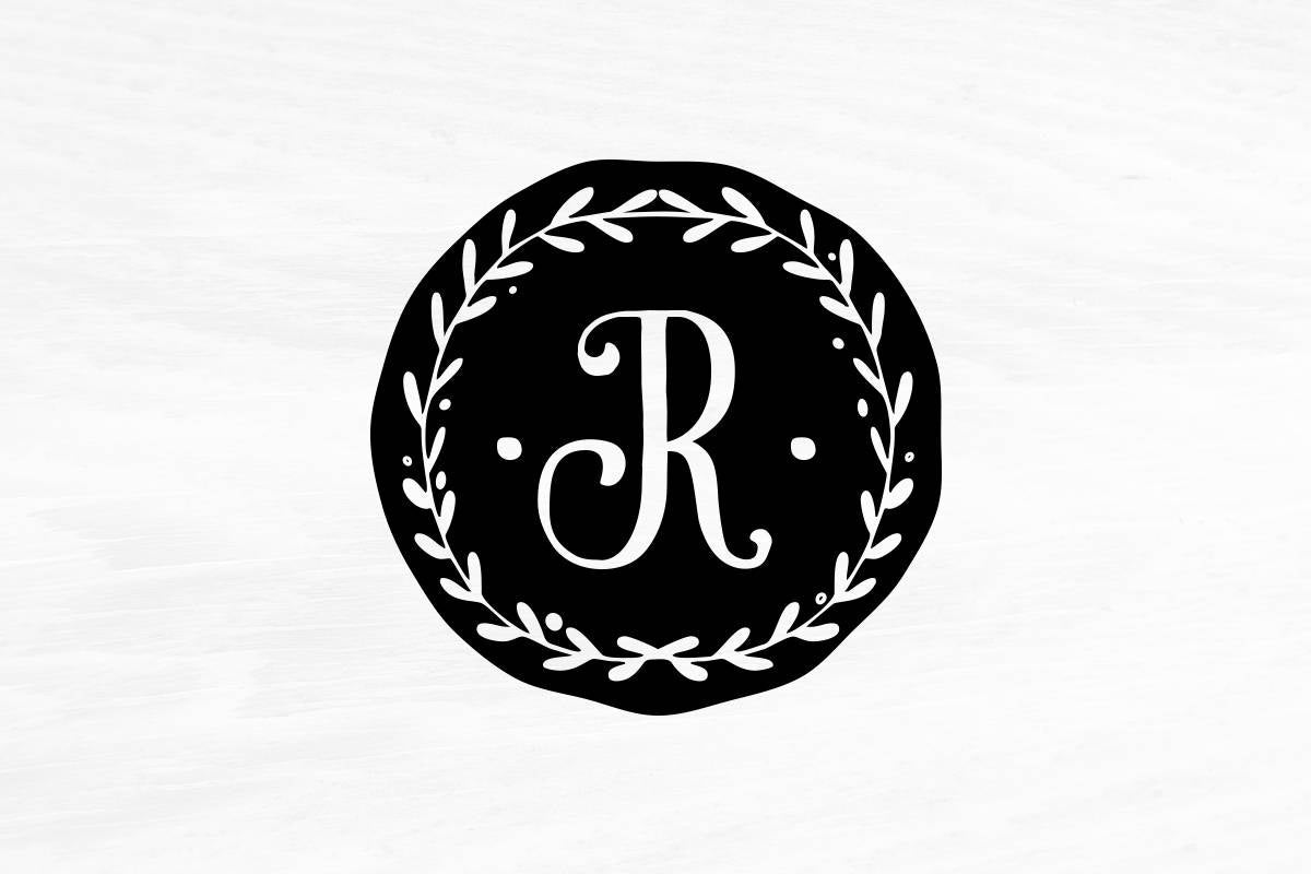 Monogram Stamp, Wedding Stamp for Wedding Favors, Napkins, Cards. Custom Rubber Stamp, DIY Wedding Stamp, Custom Stamp - W29