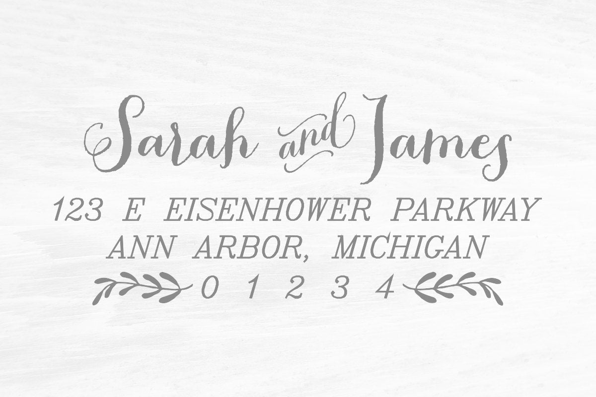 Return Address Stamp, Housewarming Gift Stamp, DIYer Gift Stamp, Wedding Rubber Stamps. Address Label Rubber Stamp 2.5x1.5 Inch - A3