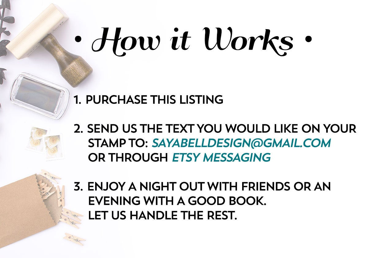 Wedding Invitation Stamp Suite. Custom Wedding Stamps, DIY Wedding Stamp, RSVP Stamp, Return Address Stamp, Custom Rubber Stamp Set.