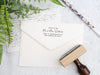 Soon to Be Address Stamp, Newlywed Gift, Wedding Gift. Custom Stamp 2.5x1" - A105