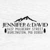 Mountain Return Address Stamp - A64