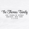 Script Return Address Stamp - A4