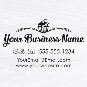 Bakery Business Card Stamp