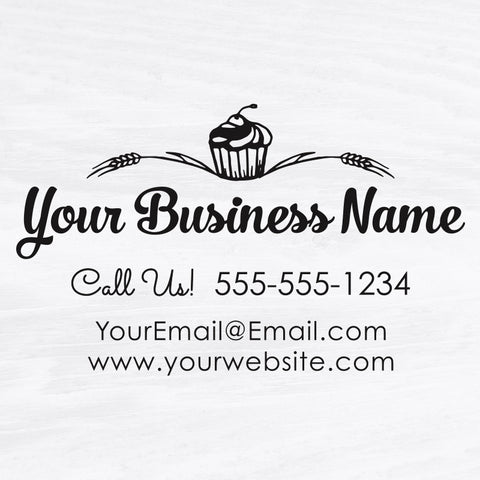 Bakery Business Card Stamp