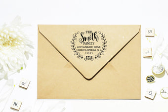 Return Address Stamp, Self Inking Address Stamp, Housewarming Gift, DIYer Gift, Wedding Gift. Custom Address Stamp 1.75