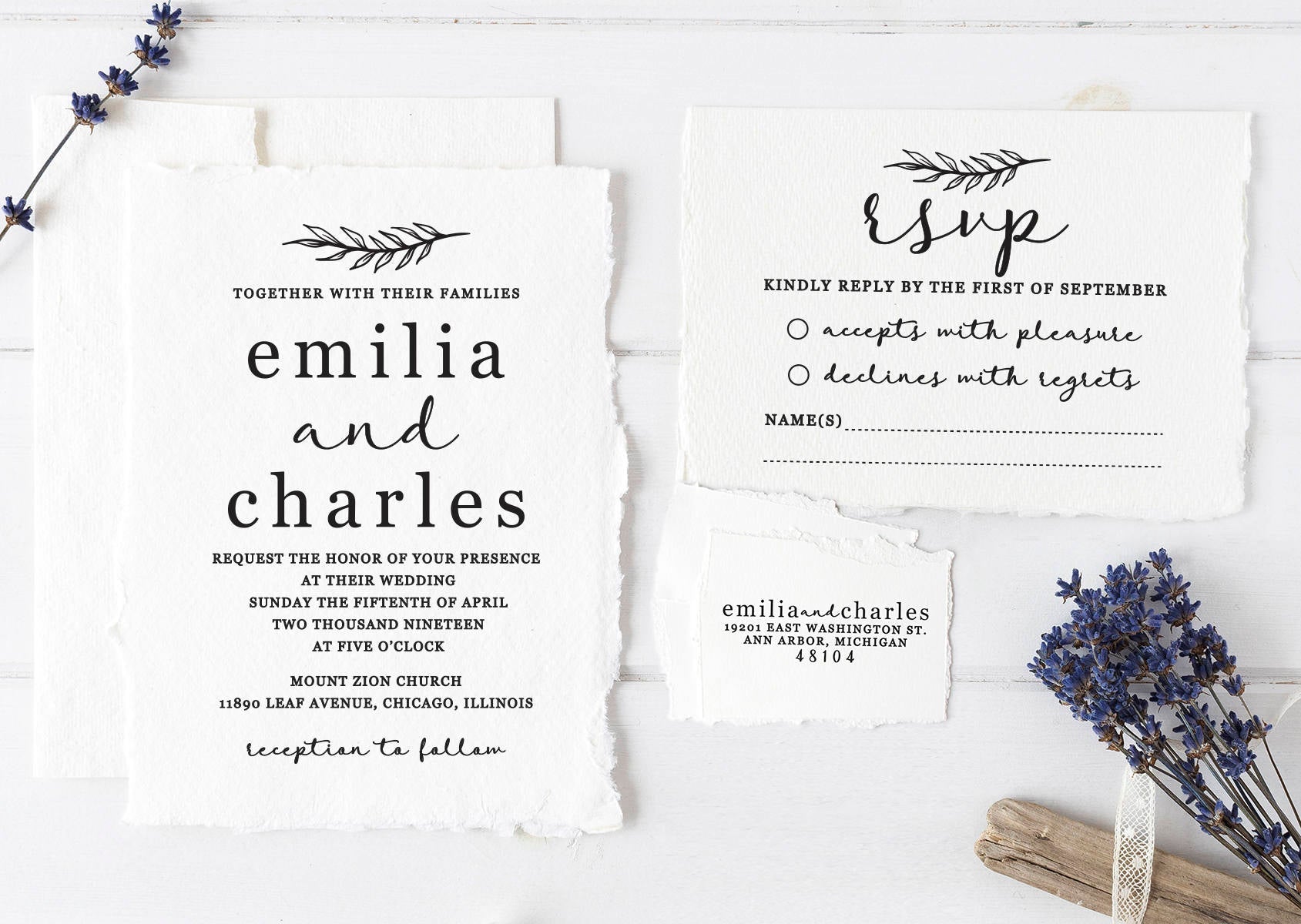 Wedding Invitation Stamp Suite. Custom Wedding Stamps, DIY Wedding Sta –  SayaBell Stamps