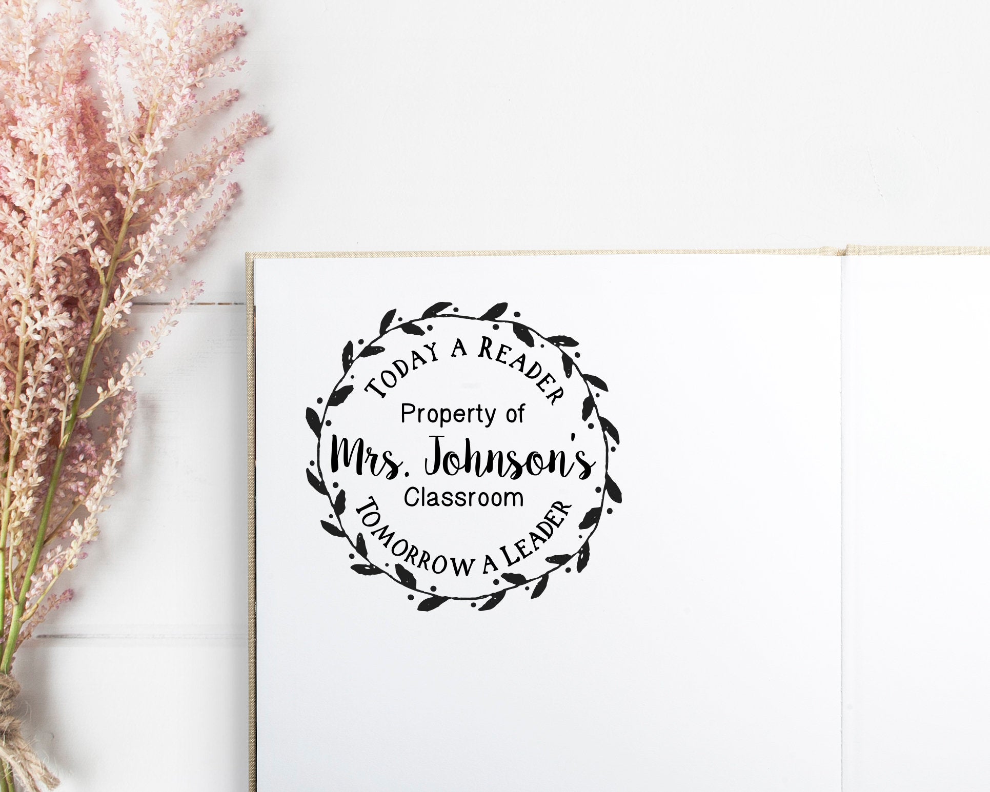 Personalized Teacher Stamp