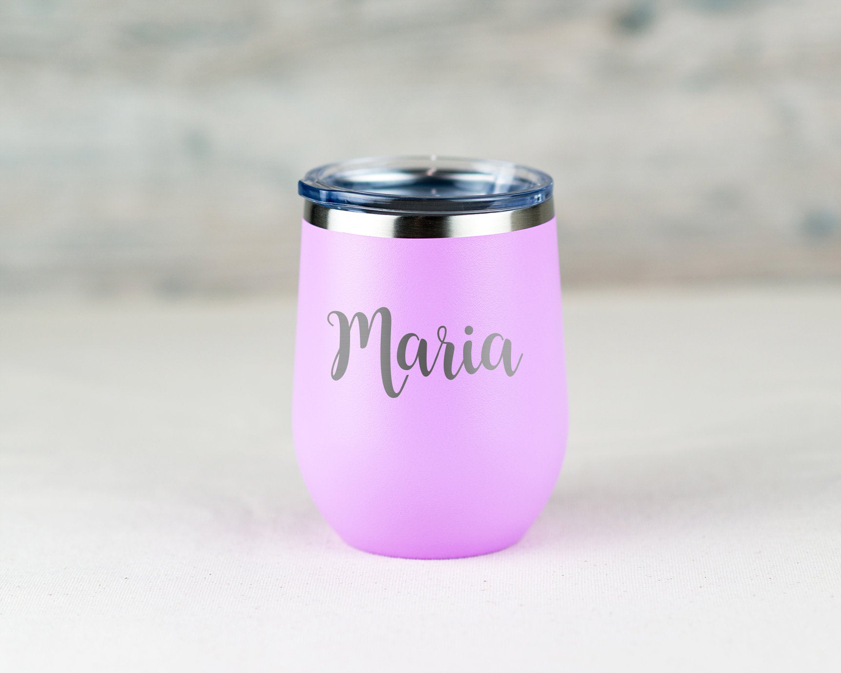 Glitter Dusty Blue Wine Tumbler With Straw Personalized Tumbler Bridesmaid  Gift Bachelorette Party Cup Birthday Gift Tumbler Slate Blue Cup 