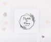 Wedding Stamp, Wedding Favors Stamp, Custom Stamp, DIY Wedding Stamp, Boho Stamp, Geometric Stamp. Foliage - W50