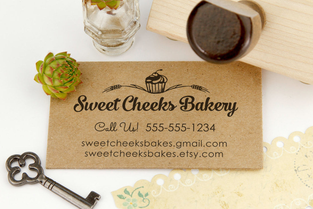 Bakery Business Card Stamp
