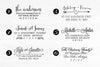 Return Address Stamp, Calligraphy Custom Stamp, Personalized Stamp, Wedding Gift, or DIYer Gift. Custom Rubber Stamp 2x1