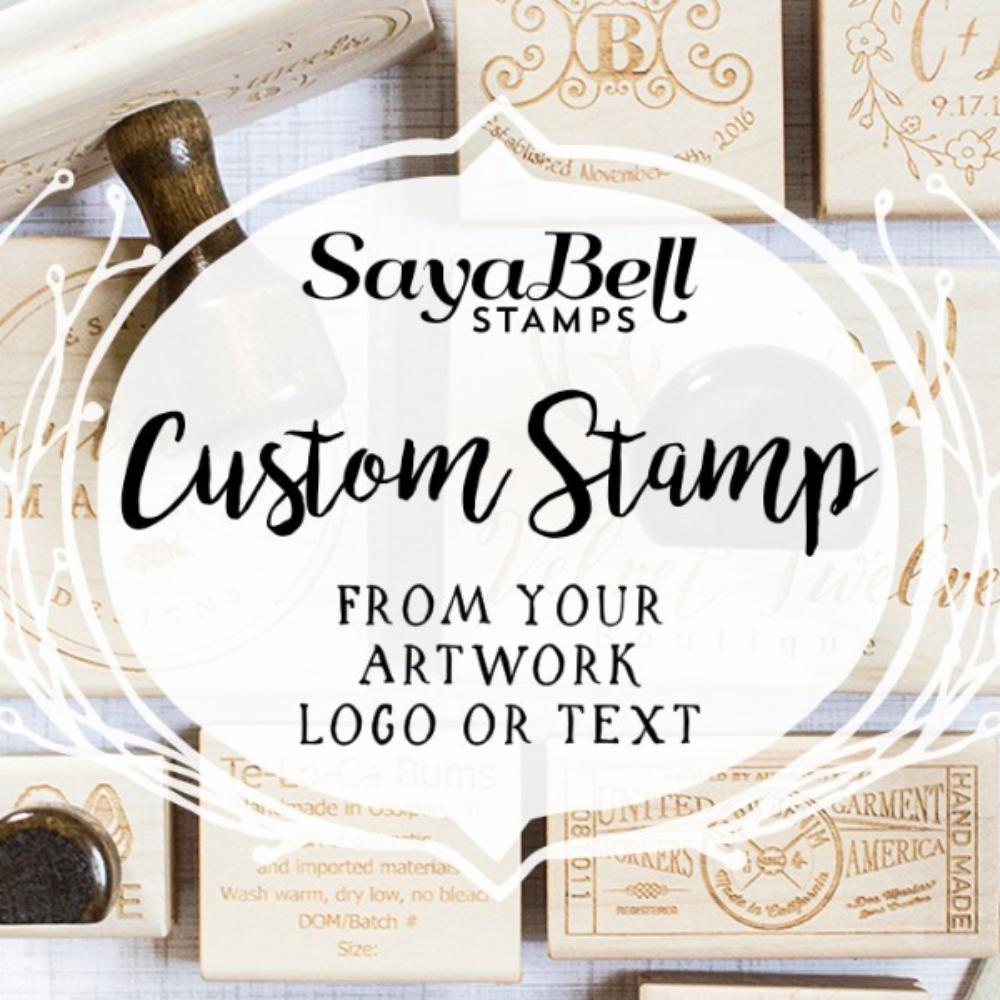 Custom Rubber Stamp from Your Logo or Artwork