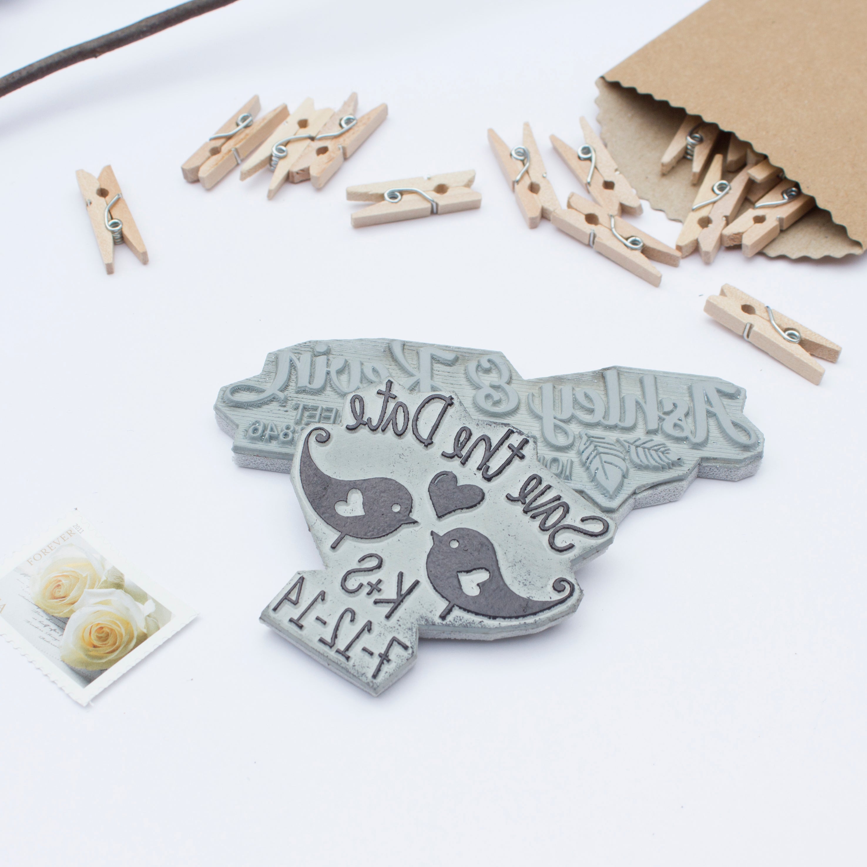 Custom Rubber Stamp from Your Logo or Artwork – SayaBell Stamps