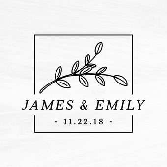 Leaf Wedding Stamp - W31